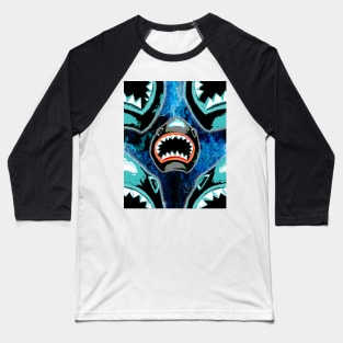 Shark Mania Crazy Shark Lover Baseball T-Shirt